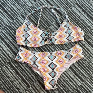 billabong bathing suit set